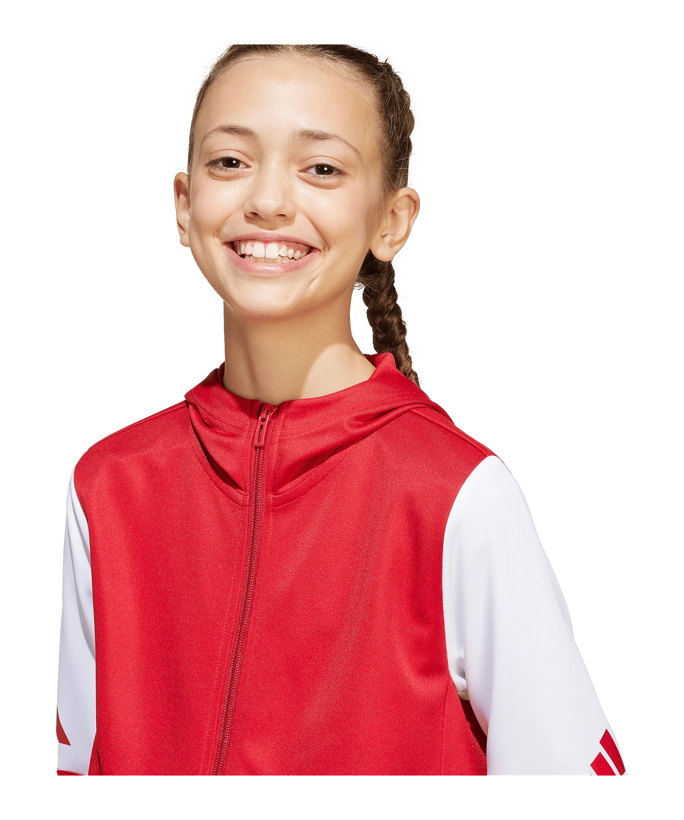adidas Squadra 25 Kapuzenjacke Kids Rot