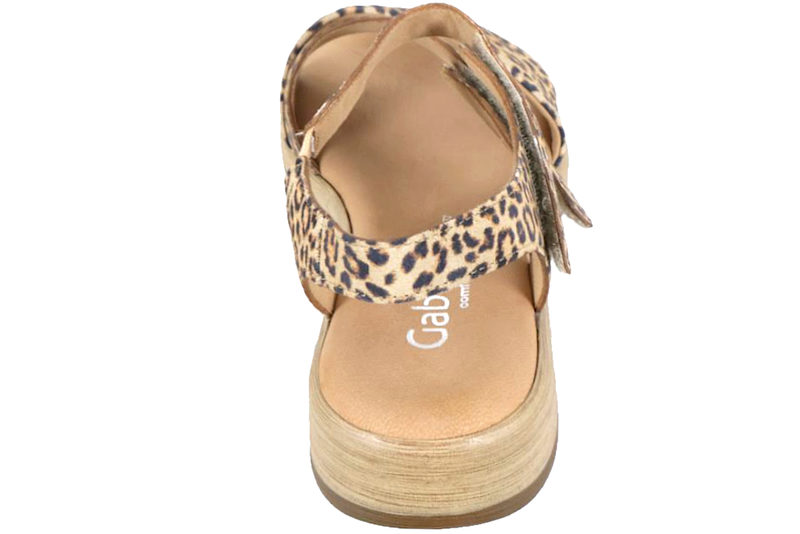 GABOR LEOPARD SANDAL I RUSKIND