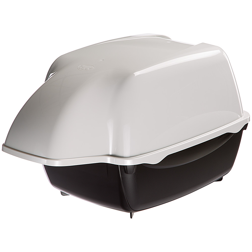 Ferplast bac litiere pour chat, maison de toilette pour chat, pour l'extérieur, résistant à la pluie, 43,5 x 73,5 xh 41 cm, cosmic