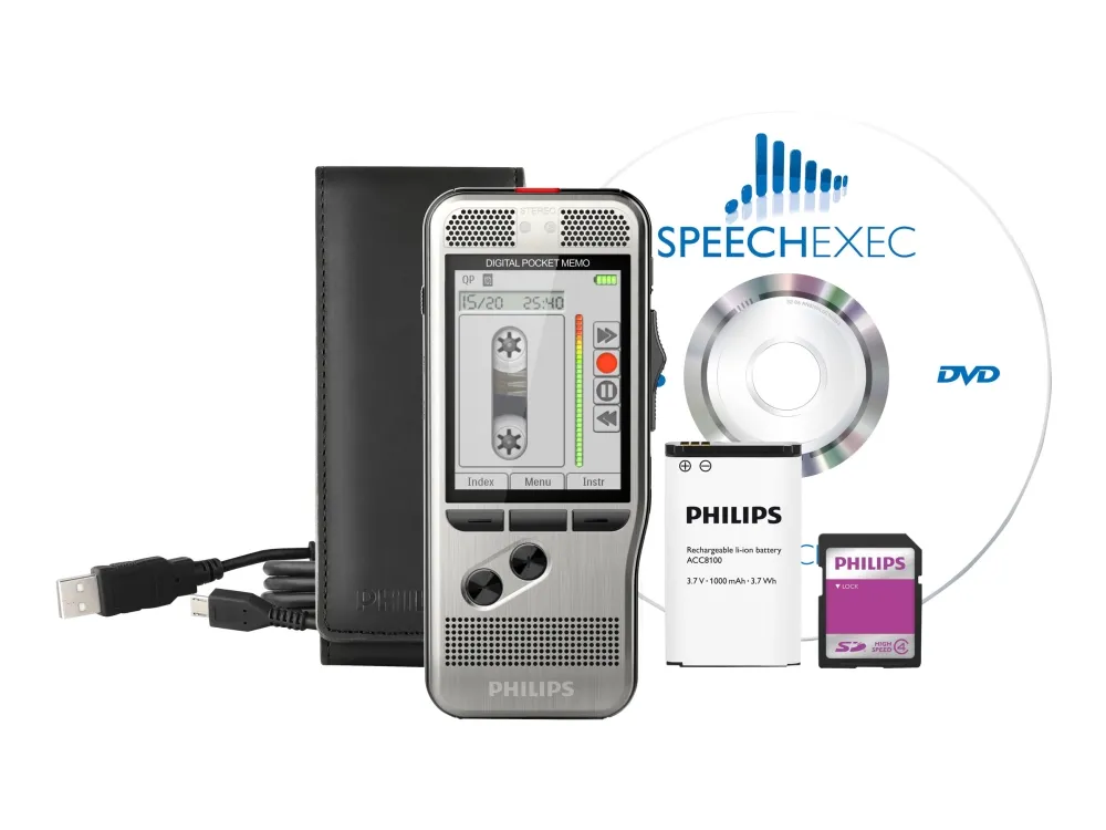 Philips Pocket Memo DPM7200 - Stemmeoptager - 200 mW
