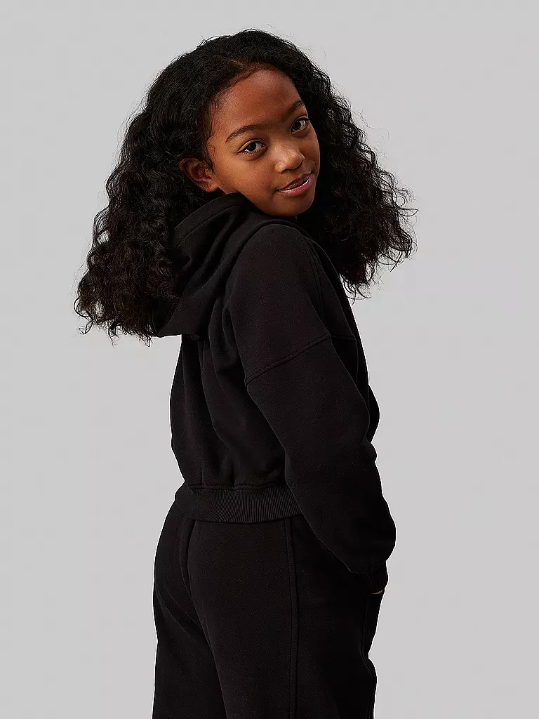 CALVIN KLEIN JEANS Mädchen Sweatjacke schwarz