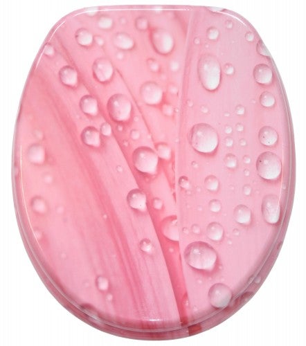 Toiletzitting met softclose-mechanisme Pink Flower