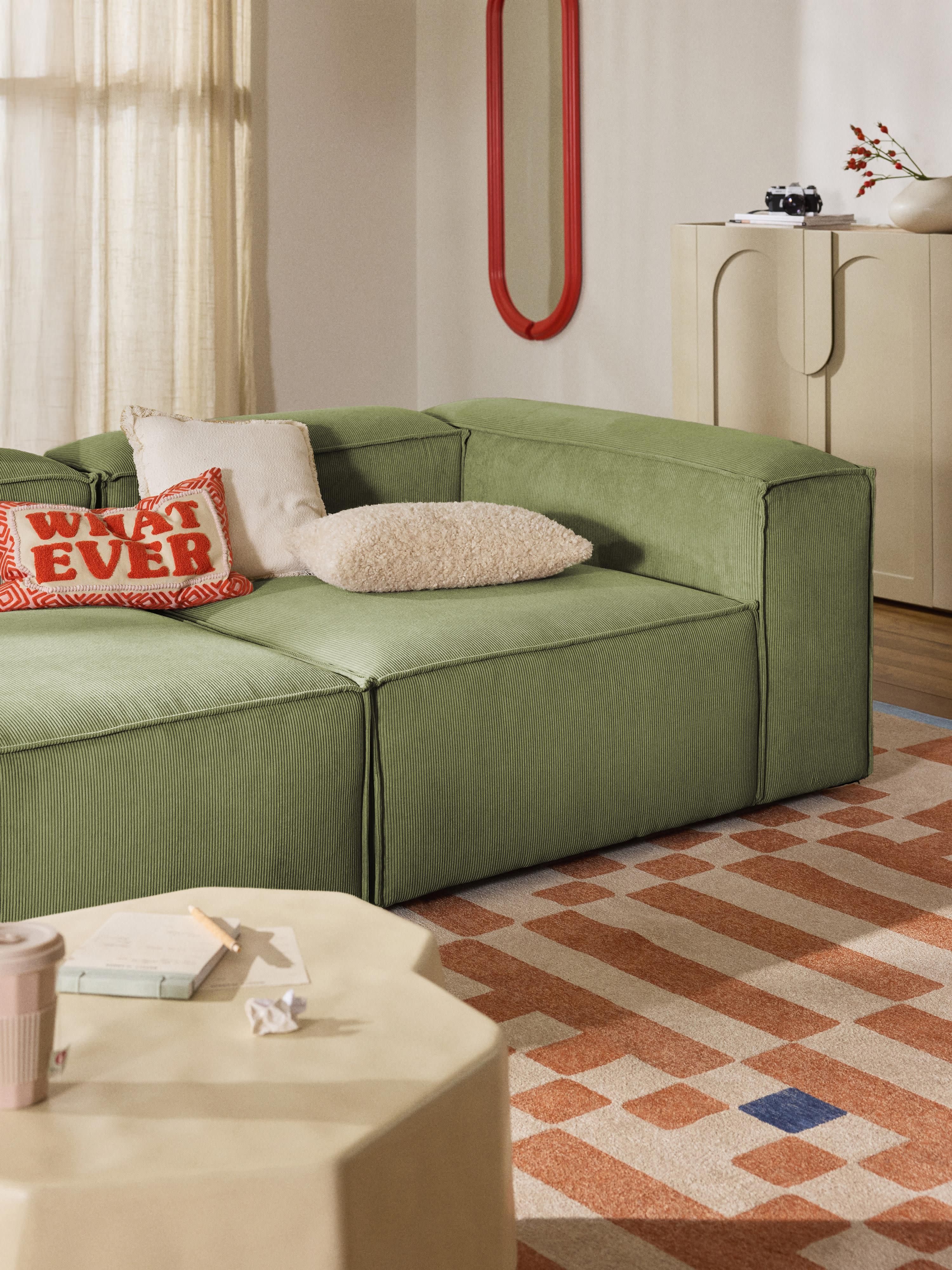 Modulaire bank Lennon (4-zits) van corduroy