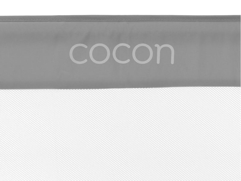 COCON Bettgitter Grau 120 x 68 cm Bettschutzgitter für Ihr Kind