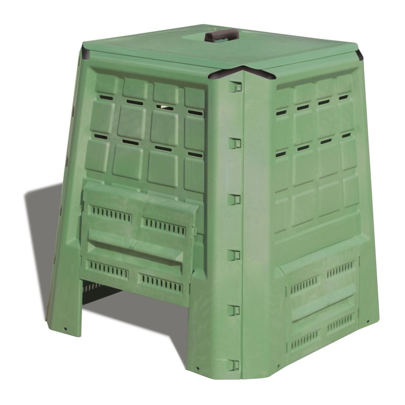 Composteur bio 380l - vert foncé