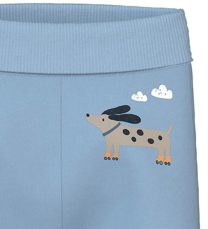 Name It Jogginghosen - NbmVonne - Cerulean/Dog auf Rädern