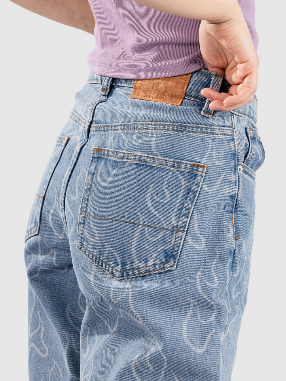 Vans Check-5 Blaze Loose Denim Jeans stonewash/blue