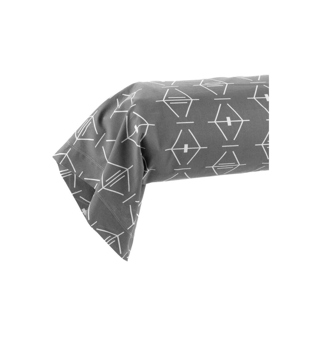 Taie de Traversin Aristide 85x185cm Anthracite