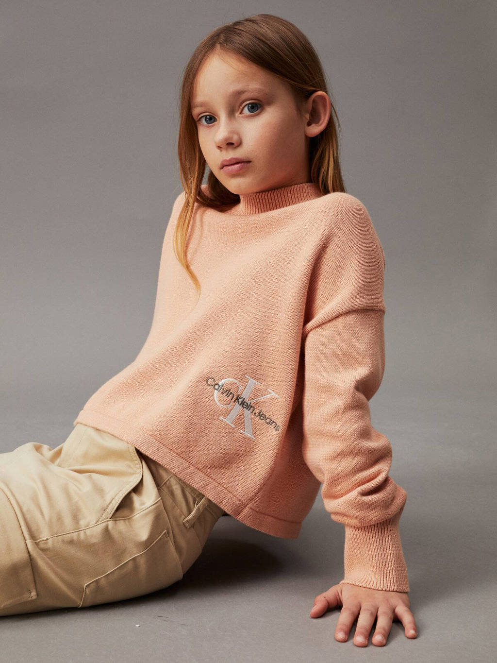 Calvin Klein trui perzik