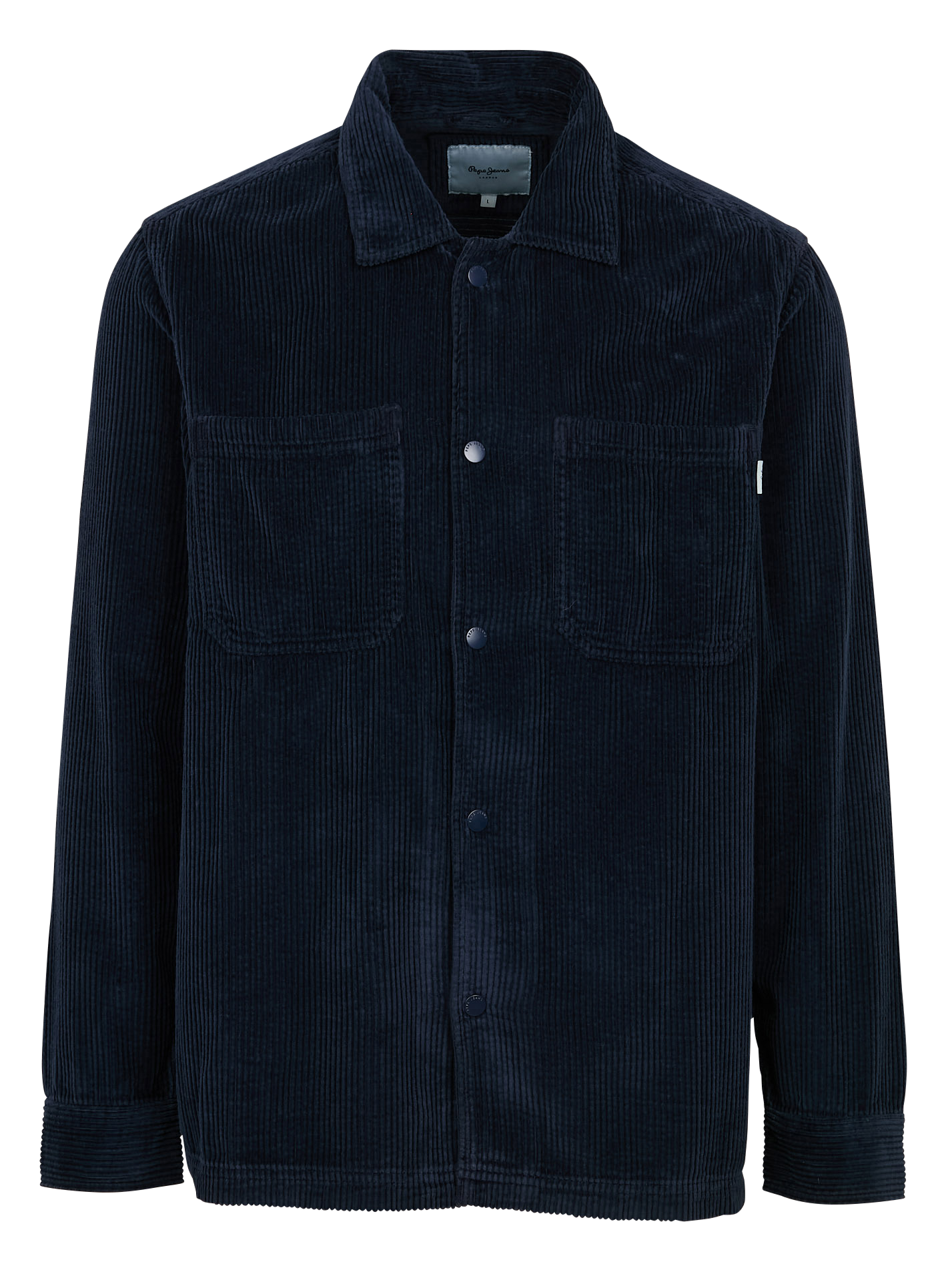MELVILLE - Surchemise en coton côtelé | Bleu