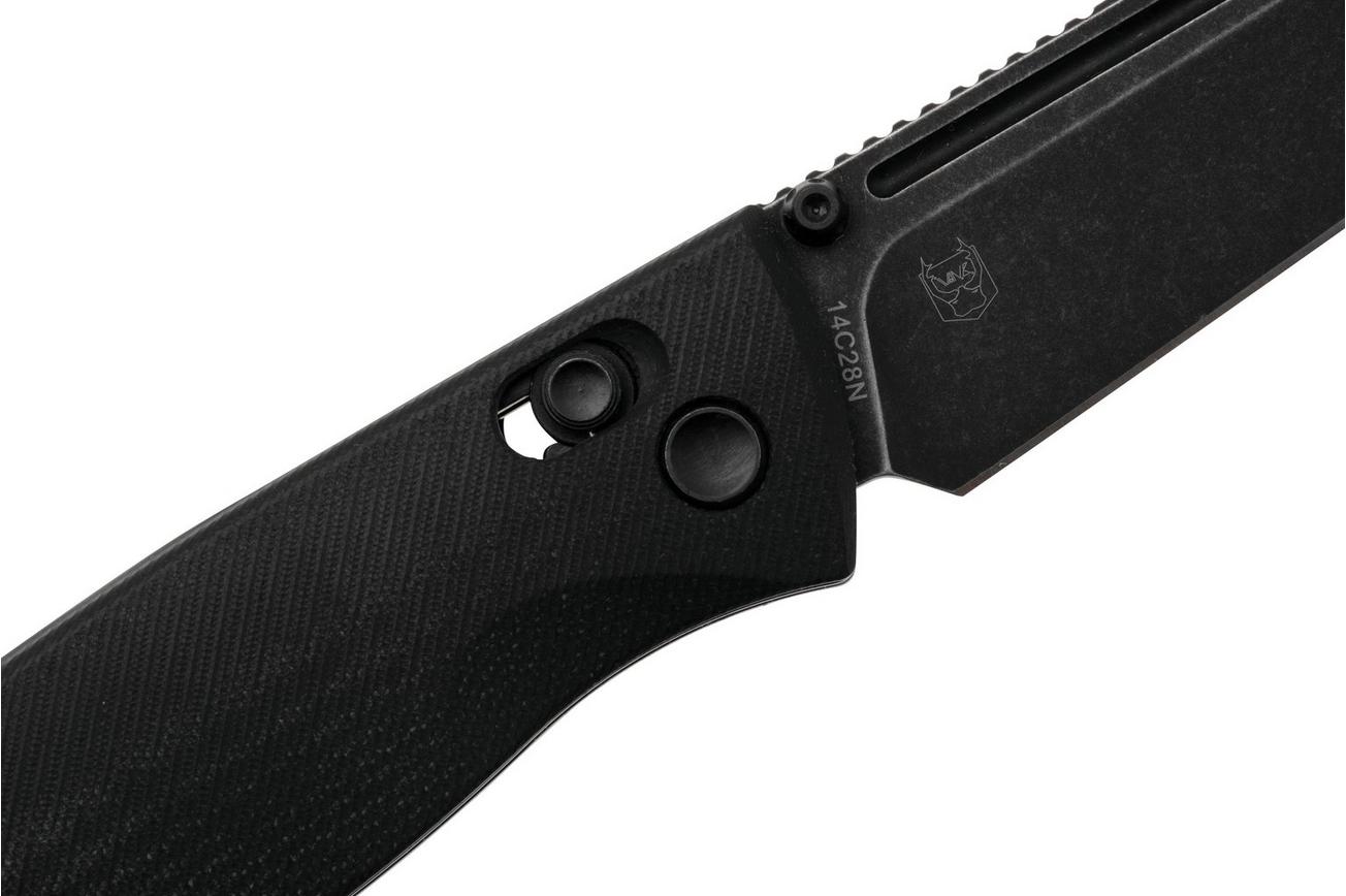 Real Steel Pathfinder FFG 7851BB, Blackwash, Black G10 zakmes, Ivan D. Braginets design