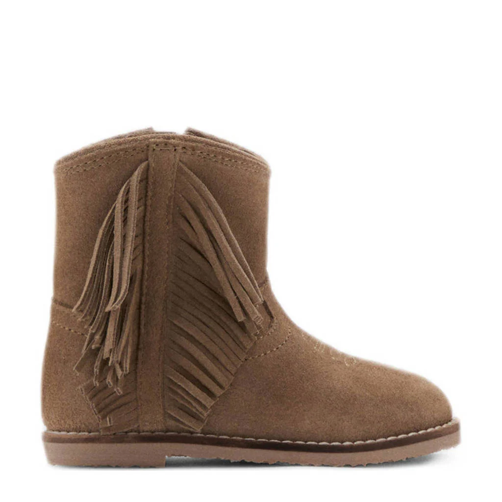 Mango Kids suède laarzen bruin