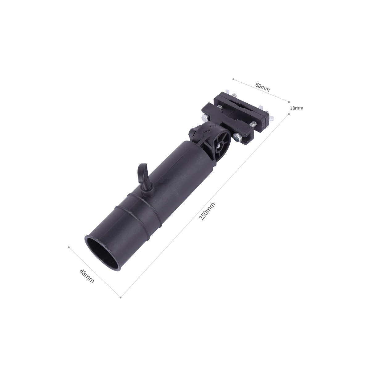Golfparaplyholder for skyvevogn - Holder paraplyen sikkert