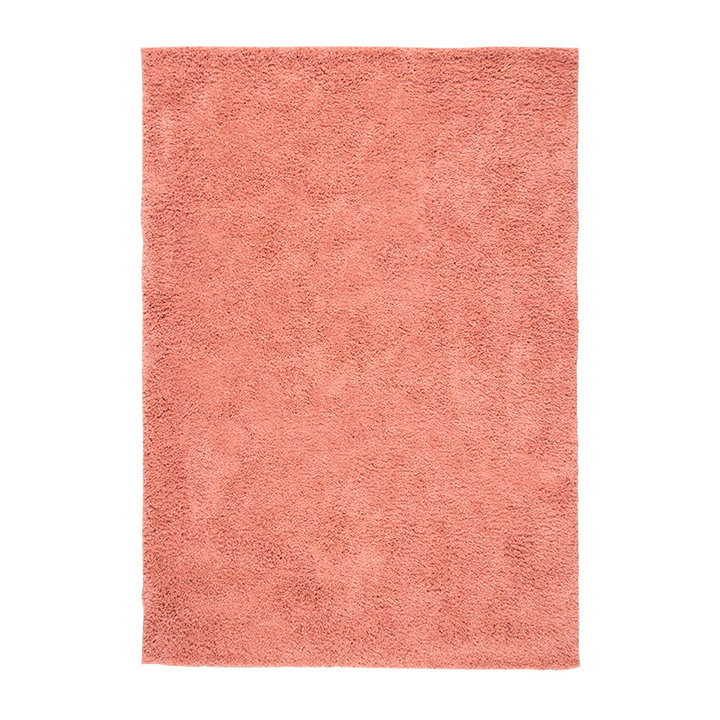 Hoogpolig vloerkleed - Lofty Perzik Roze| Haal kleur in huis!