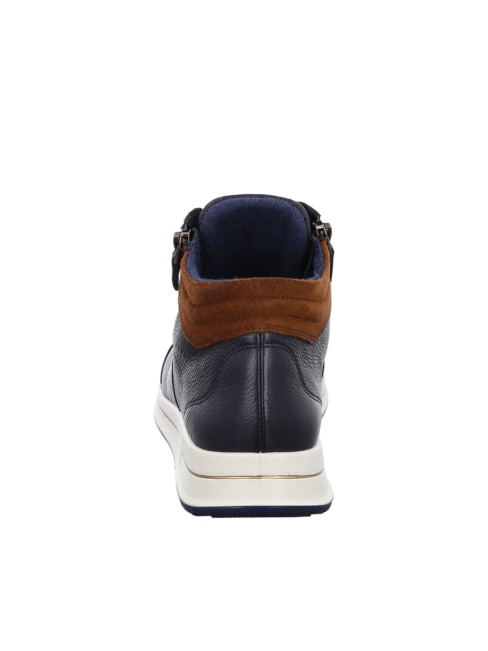 Stiefelette Osaka blau-braun