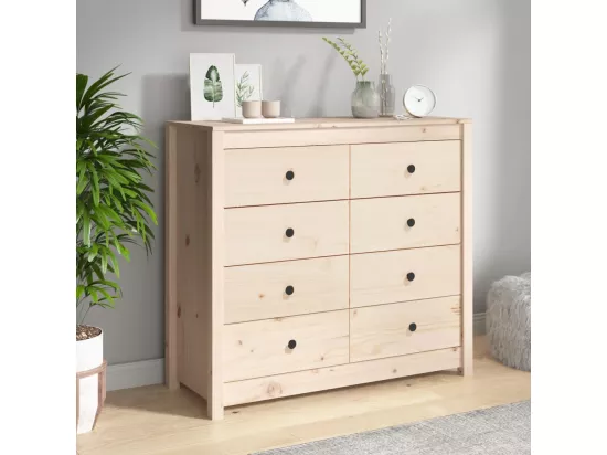 Armoire latérale 100x40x90 cm Bois de pin massif