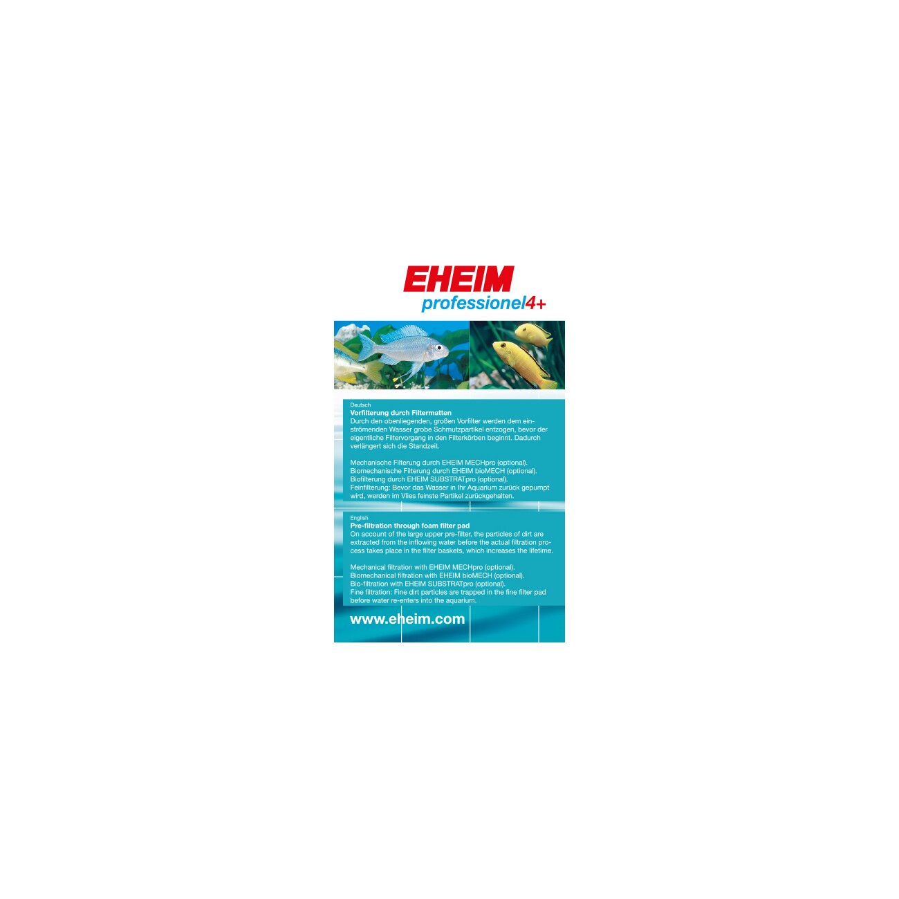EHEIM Filtermatte und Vliese für professionel 4+ / 4e+