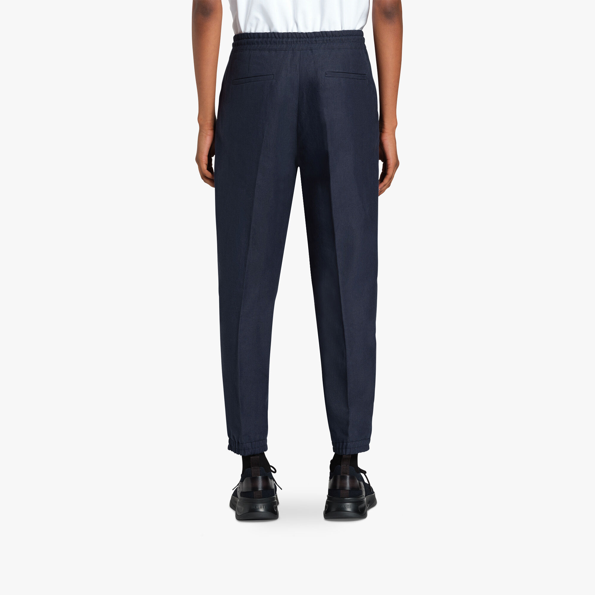 Pantalon de Jogging En Lin
