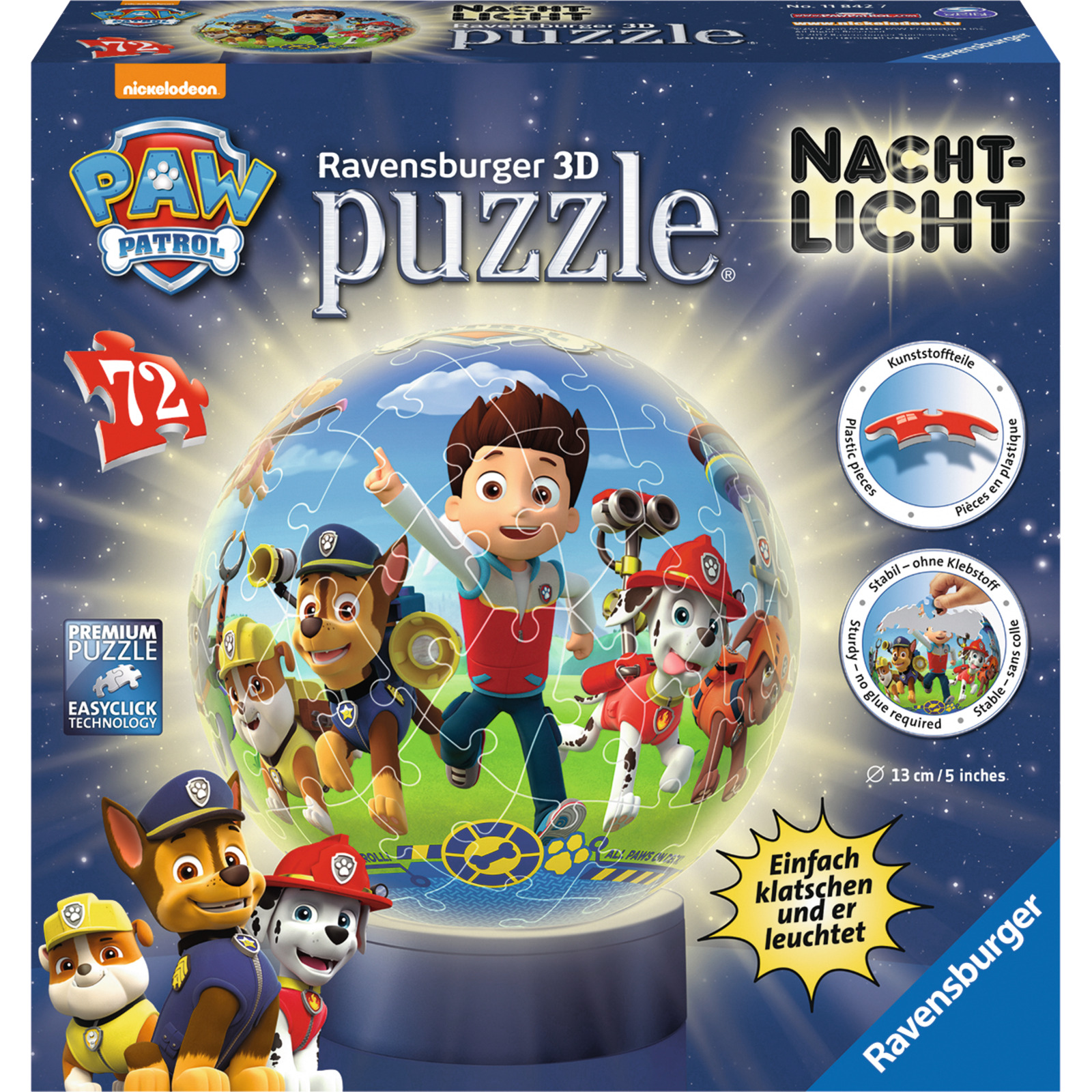 Ravensburger Puzzle Nachtlicht Paw Patro
