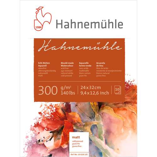 Hahnemühle Echt-Bütten Aquarell 300 Aquarellkarton