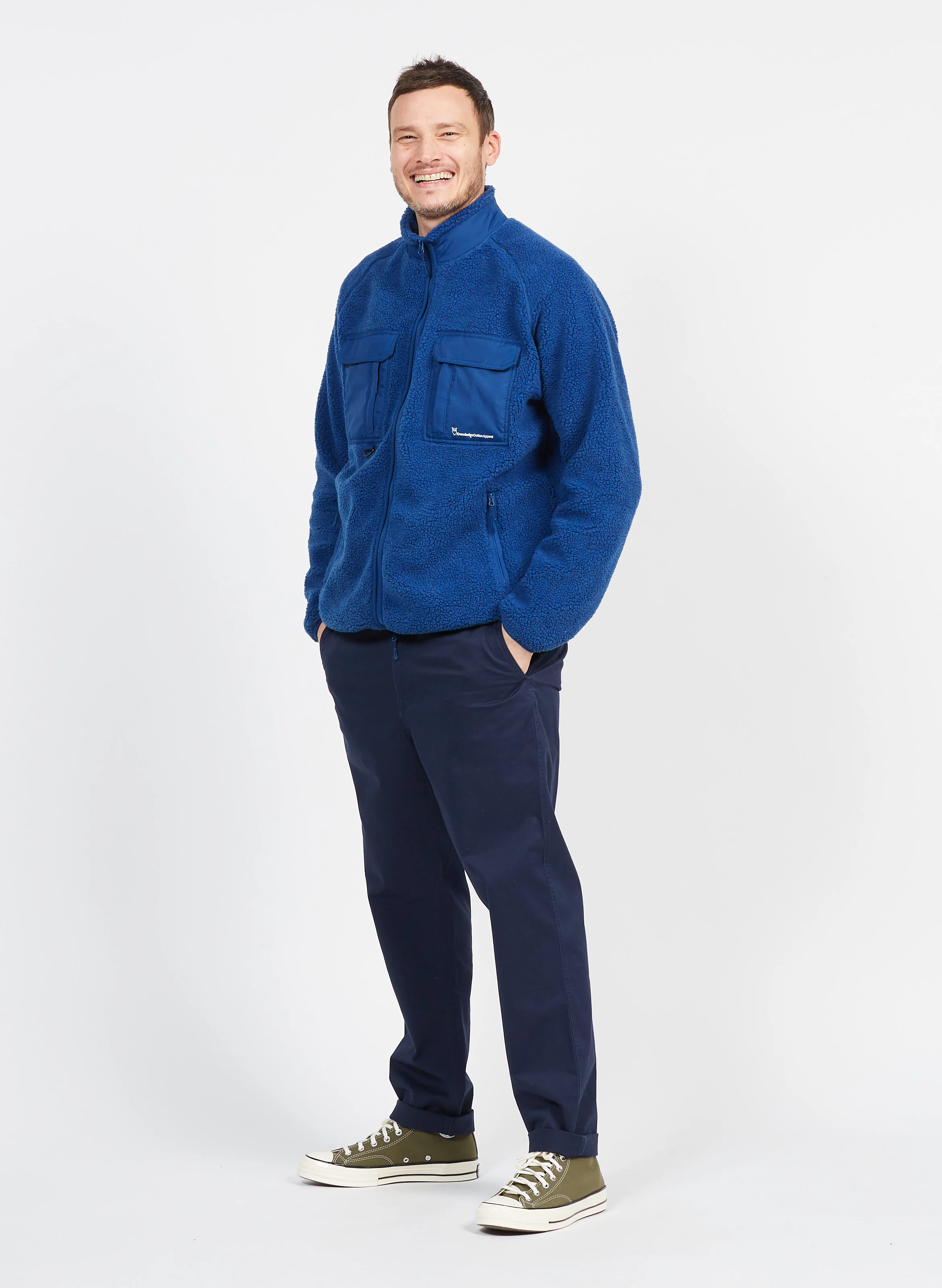 Veste polaire en matière recyclé | Bleu