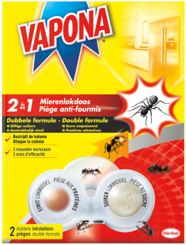 Vapona Dubbele Mierenlokdoos 2 stuks