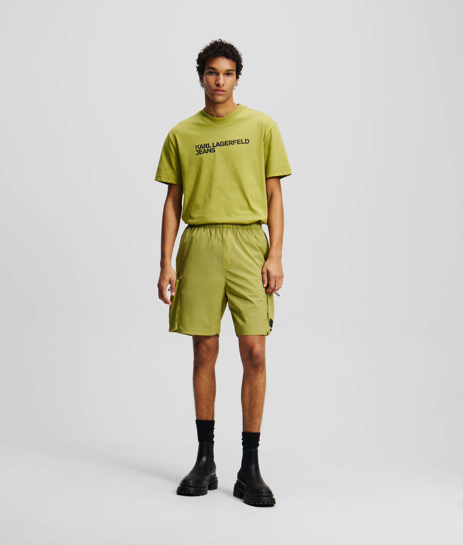 SHORT CARGO - Vert Olive