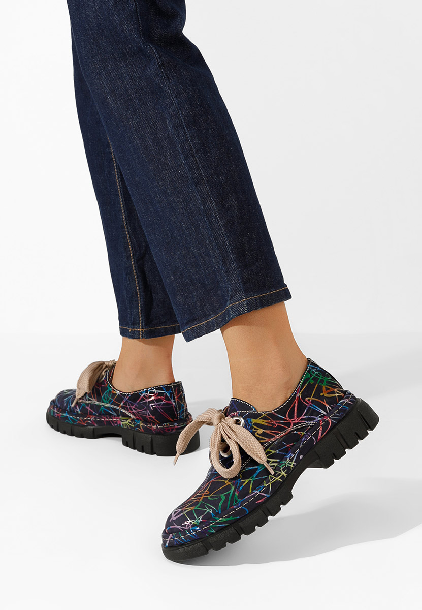 Chaussures casual femme en cuir multicolores Dasha V3