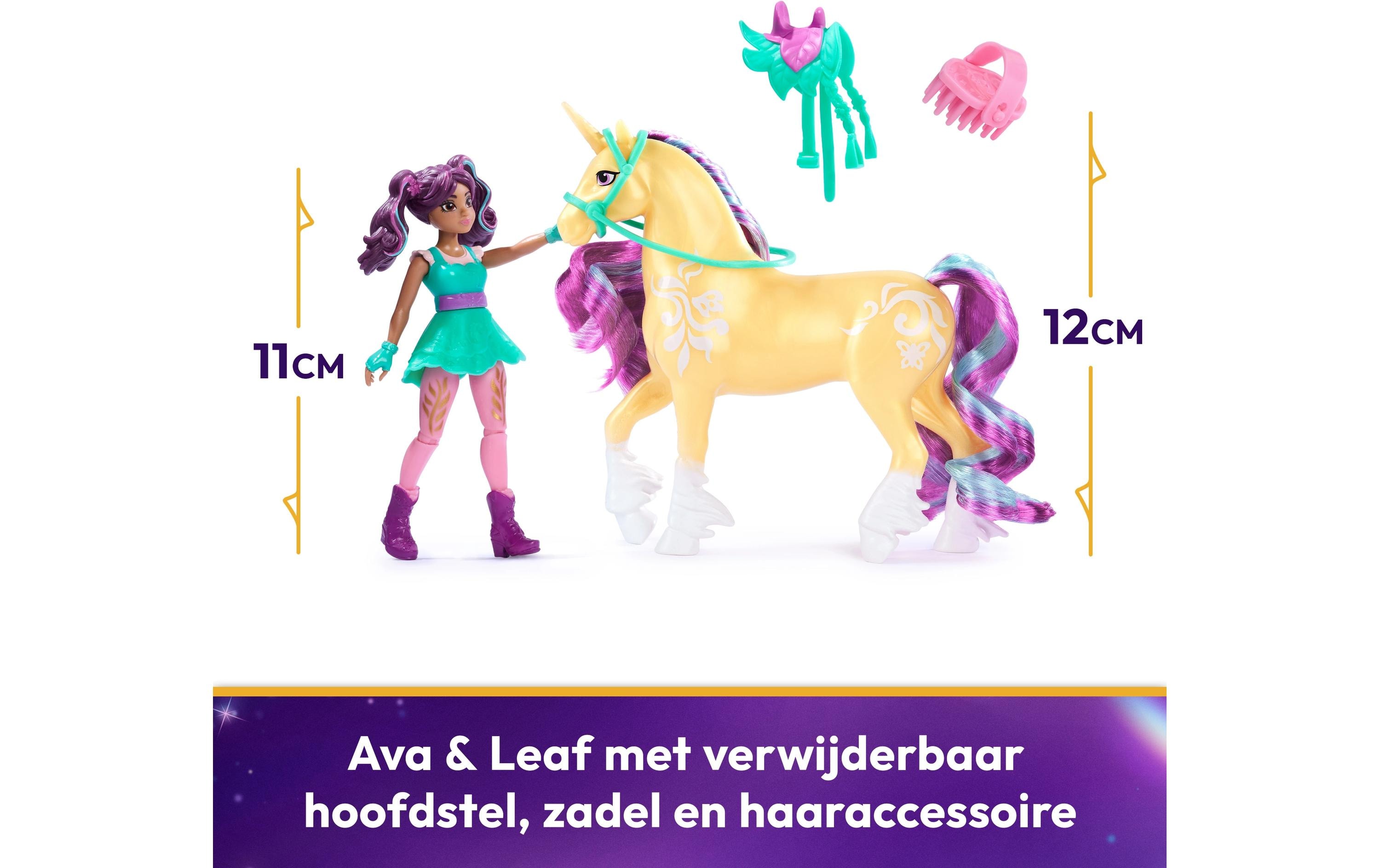 Unicorn Academy Ava Doll & Leaf UnicornMagische Einhornreiter-Serie für Kinder