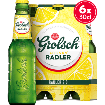 Grolsch - Citroen Radler - Fles - 6 x 300ML