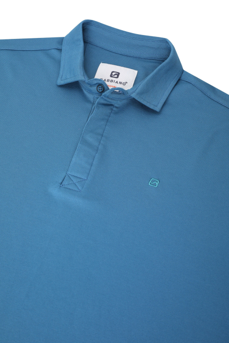 Gabbiano blauwe heren polo