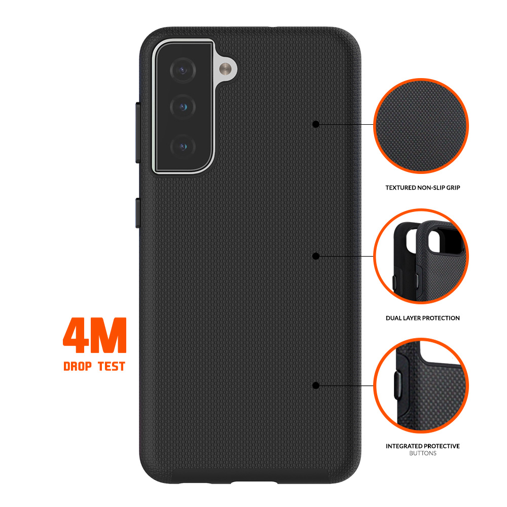 Samsung Galaxy S21 FE 5G North Case Premium Hybrid Schutzhülle (EGCA00317) - Schwarz