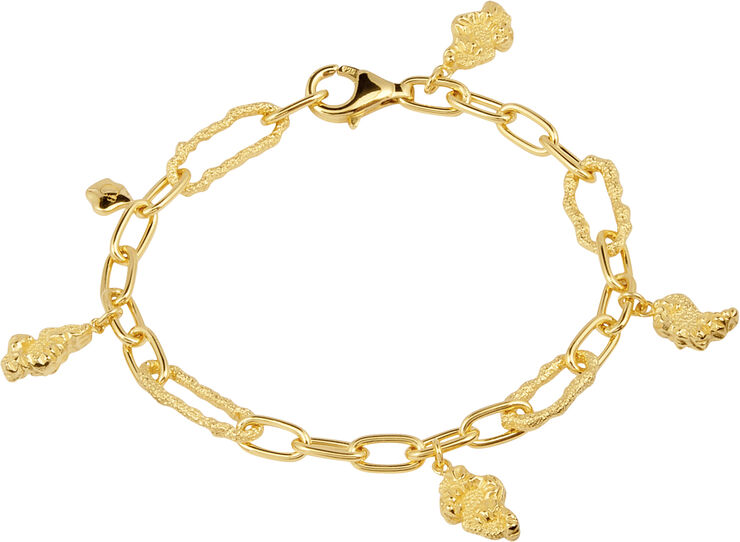 Camille Brinch Jewellery Charm Crush Bracelet Gold