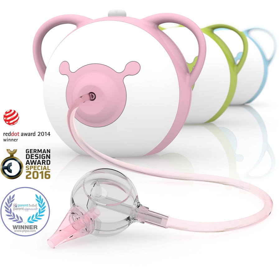 nosiboo® Elektrischer Nasensauger Pro in rosa