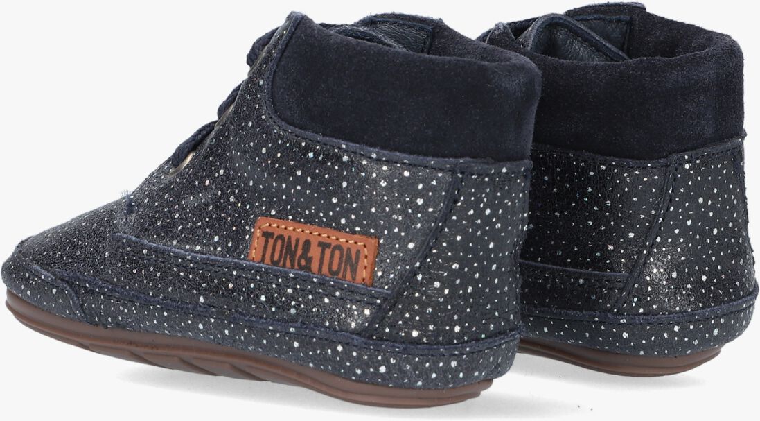 TON & TON zwarte ton & ton babyschoenen lief