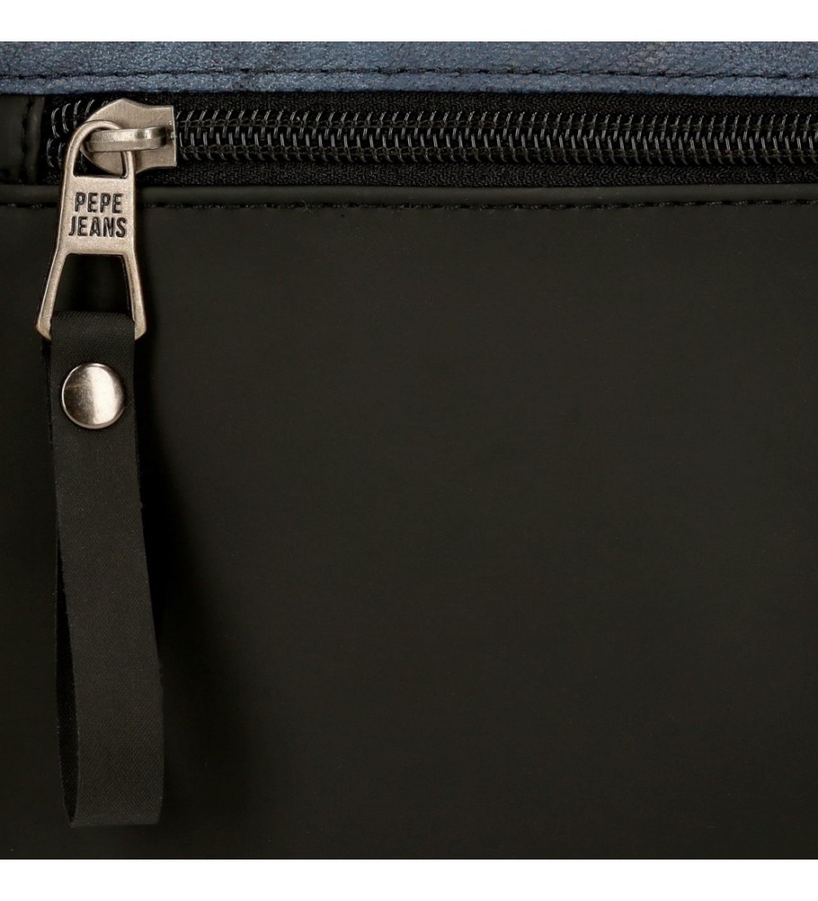 Bolsa de ombro média Pepe Jeans cor oceano