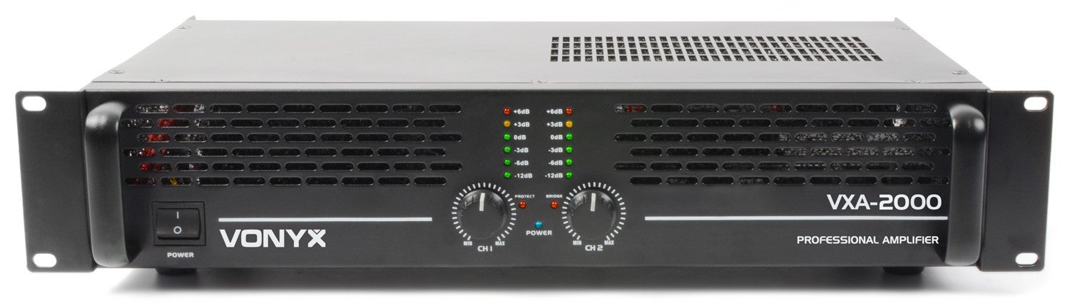 Vonyx VXA-2000 II versterker 2x 1000W @ 4 Ohm