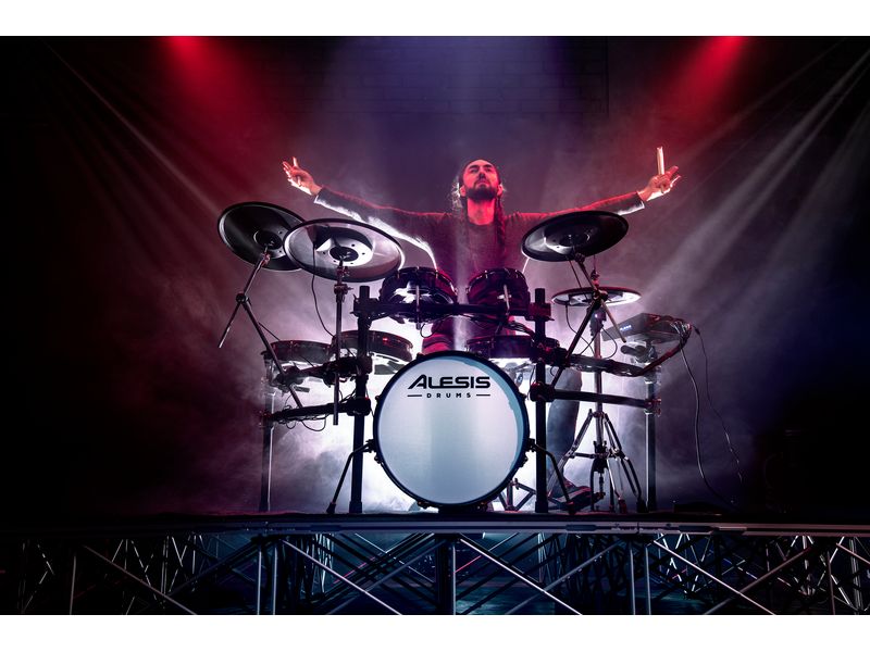 Alesis E-Drum Strata Prime 10-teiliges E-Drum-Set mit Touch-Screen Drum-Modul