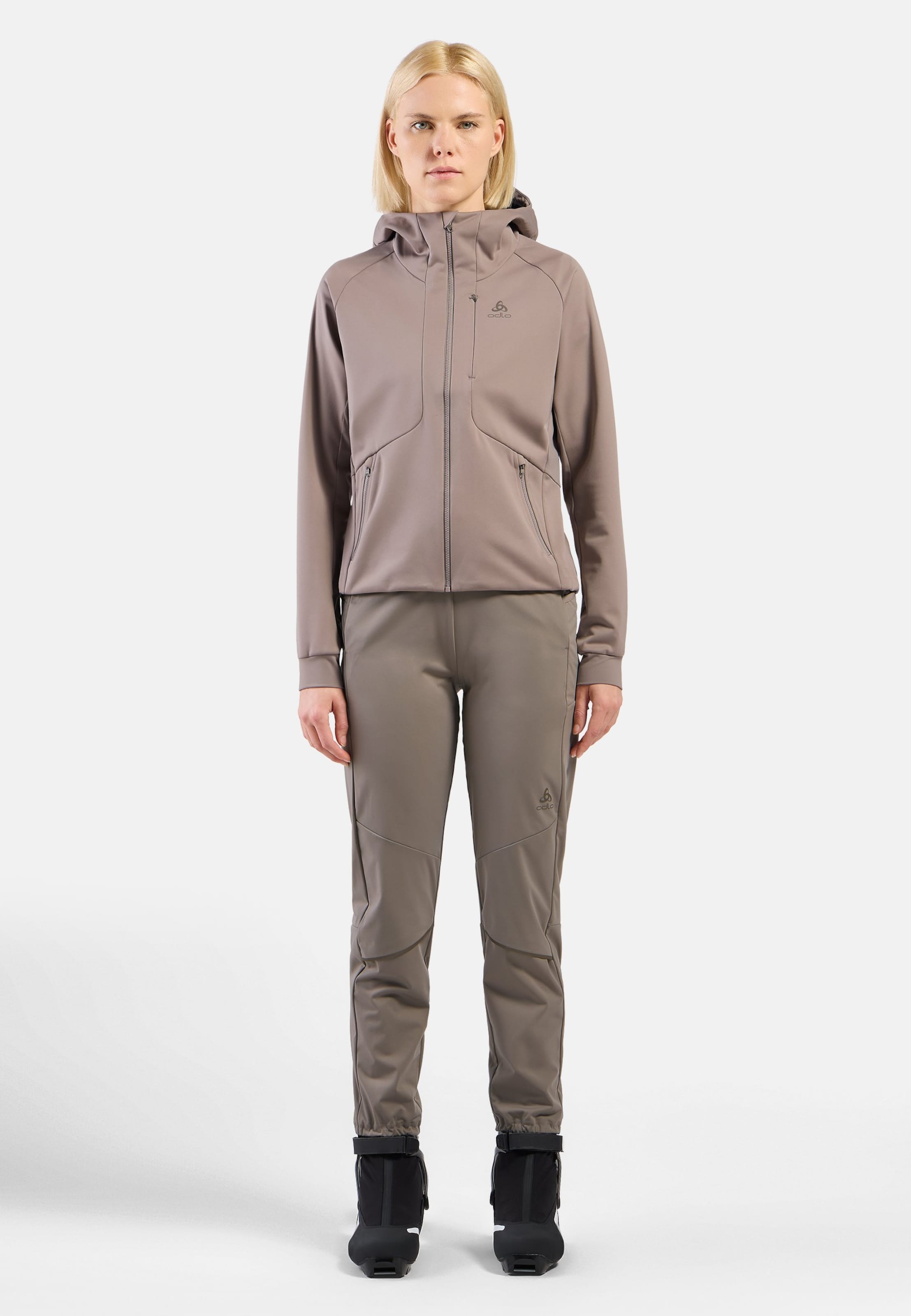 Winddichte Zeroweight Pro Warm Langlaufhose in cinder