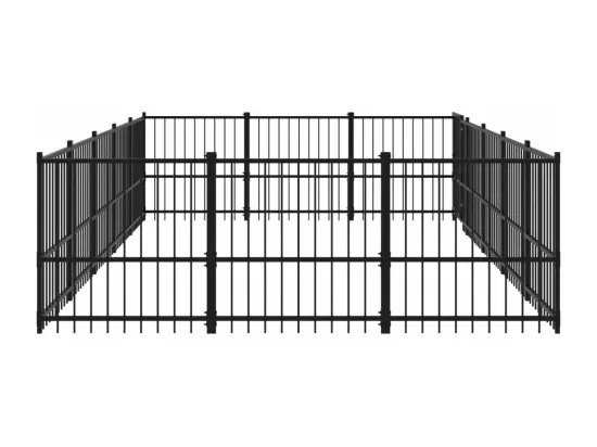 Chenil cage enclos pac noire 485 x 291 x 100 cm 02_0041790