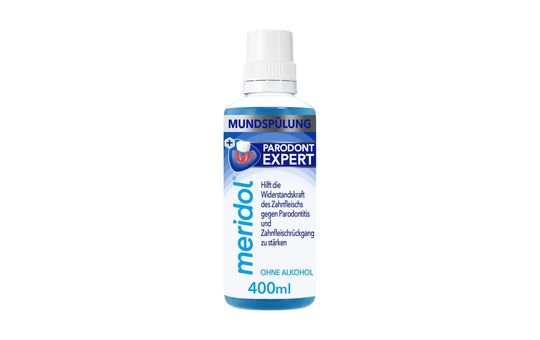 Mundspülung Parodont Expert 400 mlWirksame Mundspülung gegen Zahnfleischbluten und -entzündungen