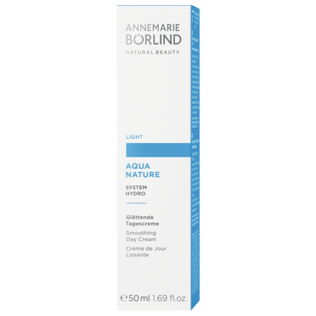 ANNEMARIE BÖRLIND AQUANATURE – SYSTEM HYDRO Glättende Tagescreme light