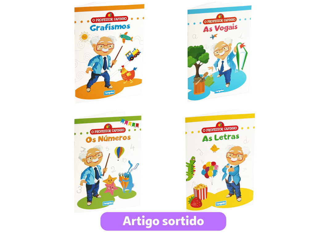 LIVRO O PROFESSOR SAPINHO - TITULOS SORTIDOS