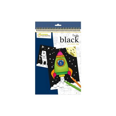 Graffy Black, Spirale Espace - Carnet de coloriage