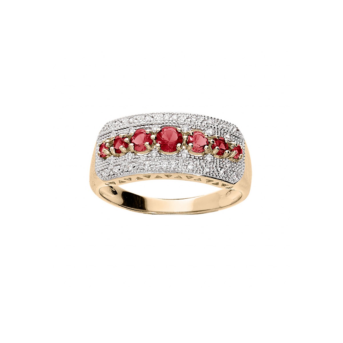 Bague grande taille - Plaqué or