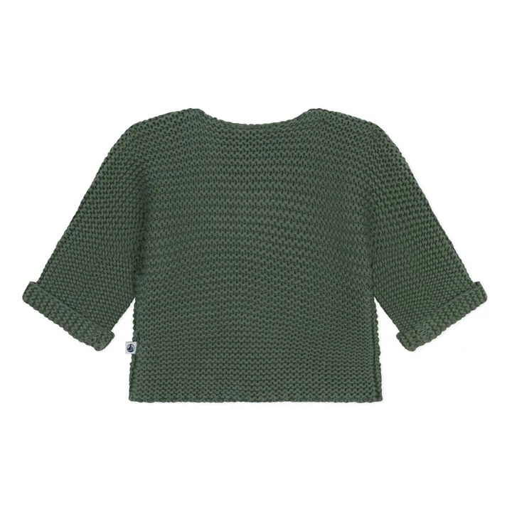 Petit Bateau Cardigan Mafa Point Mousse | Vert