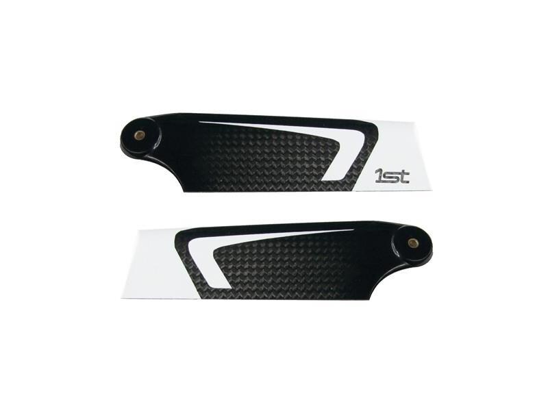 1st Heckrotorblätter Carbon, 105 mm 2 Stück 105 mm CFK Heckrotorblätter