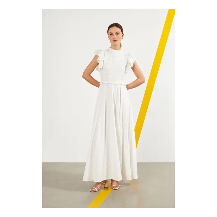Maria de la Orden Robe Ramsès | Blanc