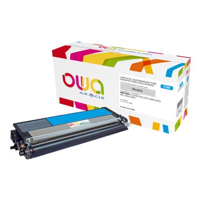 Cartouche laser compatible Brother TN321 - cyan - Owa K15779OW