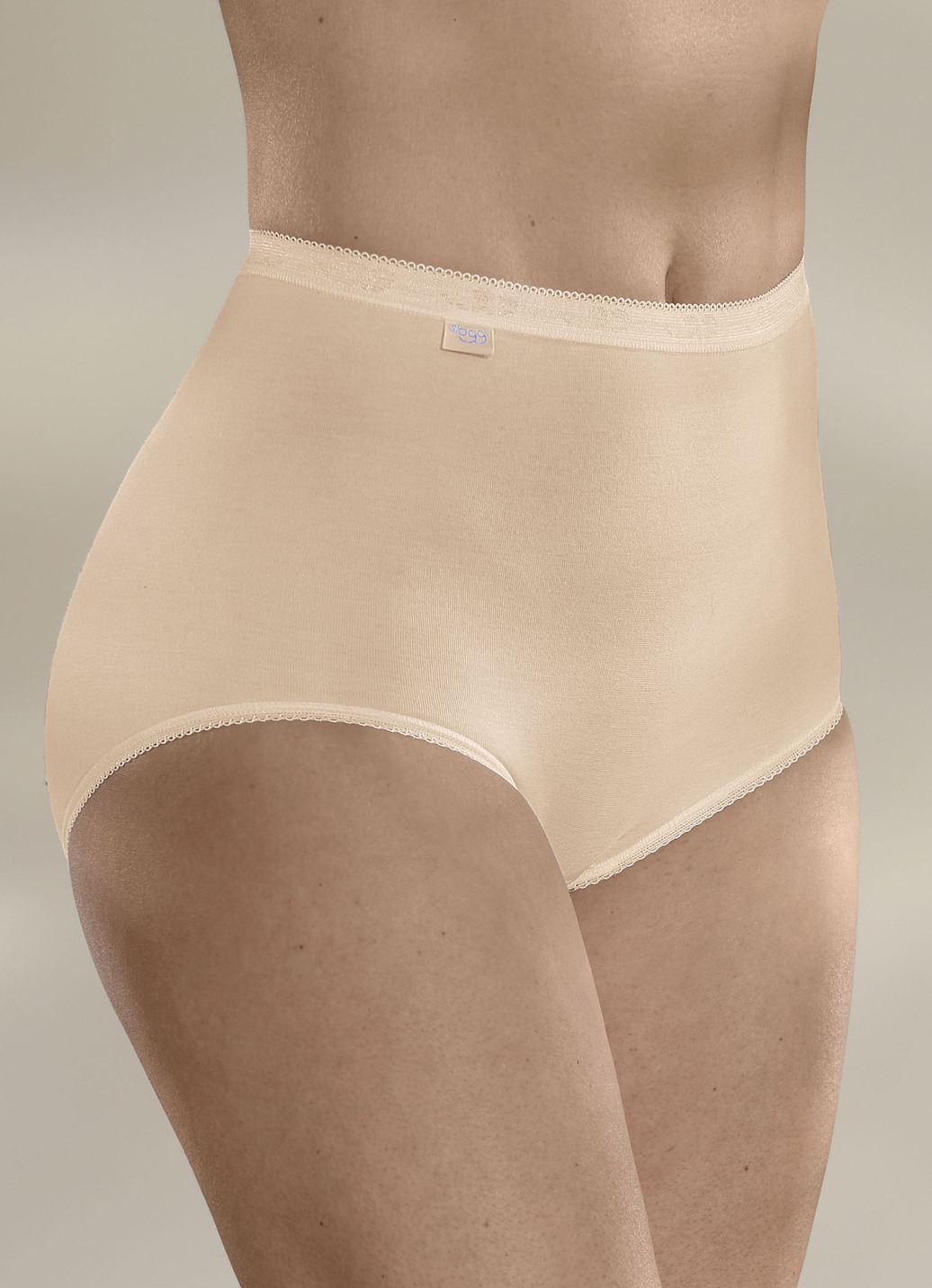 Sloggi Dreierpack Maxi Slip mit elastischen Abschlüssen